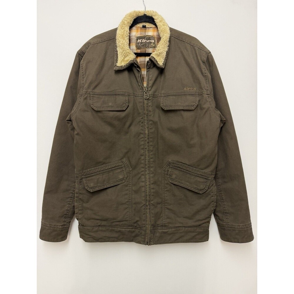 Vintage Kirra Jacket Mens XL MOS Sherpa Flannel Lined Detroit Style Chore Y2K